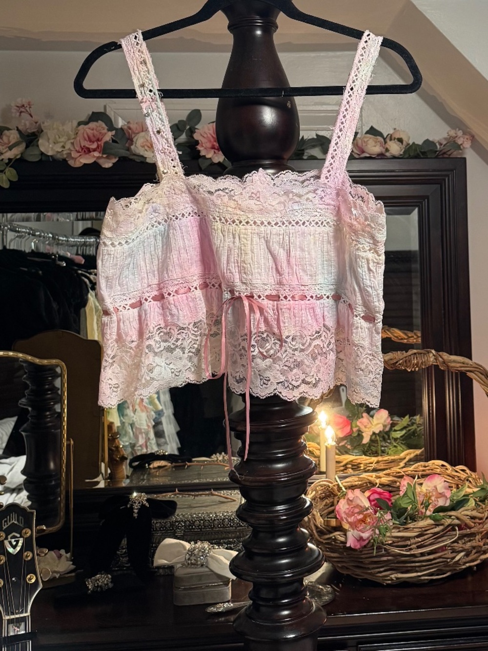 LoveShackFancy Special one of a kind Cami tank top small